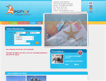 Tablet Screenshot of agence.locweb-vacances.com